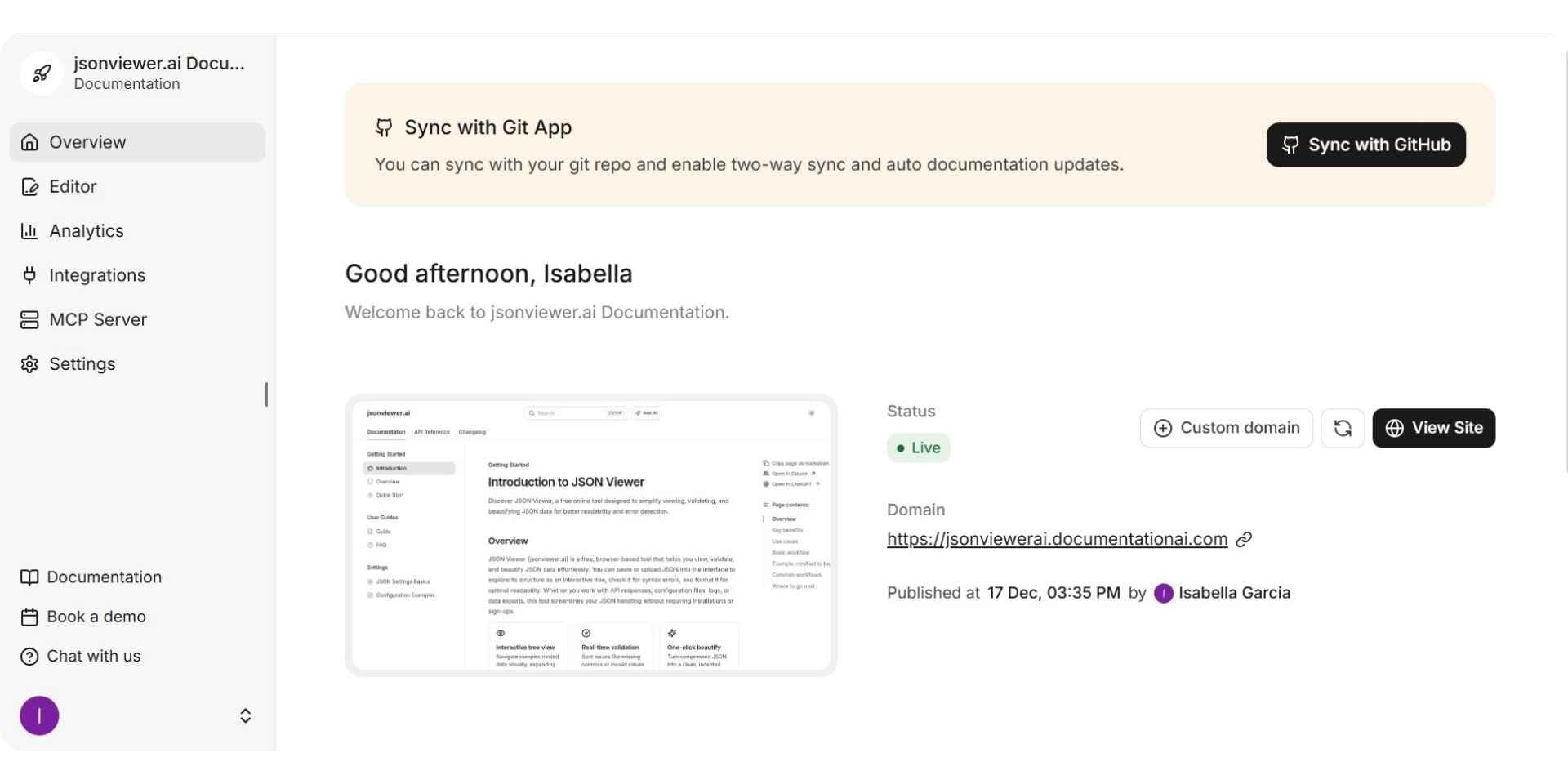 #1. Documentation.AI