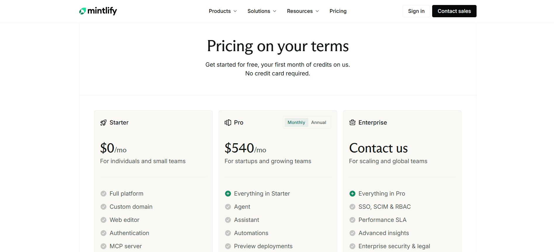 Pricing
