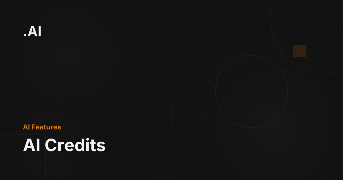 AI Credits - Documentation.AI