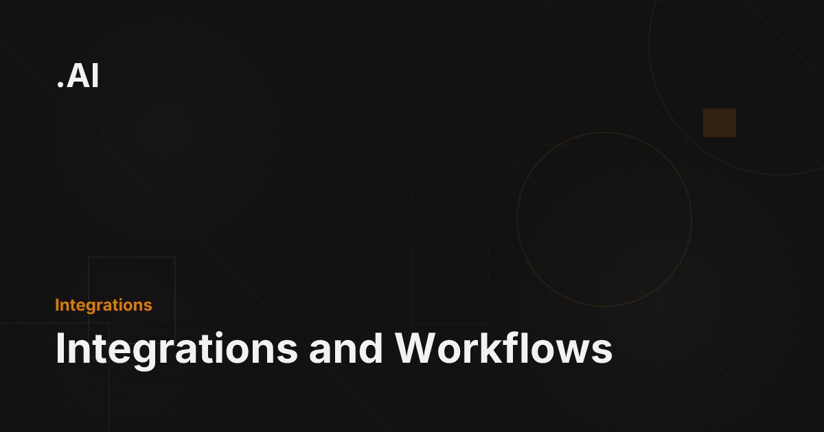Integrations and Workflows - Documentation.AI